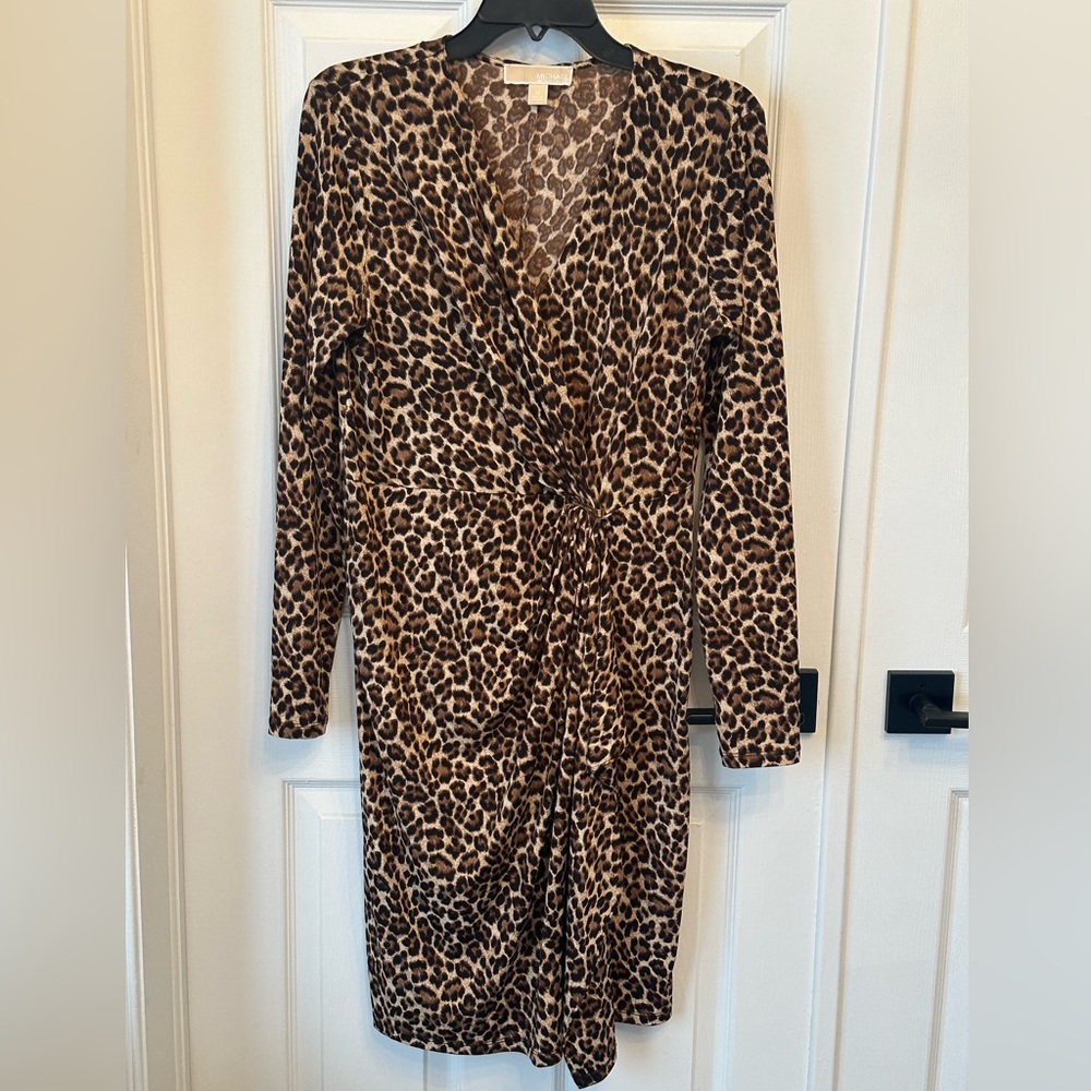 Michael Kors midi wrap dress